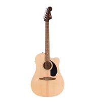 Fender 0974010521 California Debut Redondo CE Elektro Akustik Gitar (Naturel) Ceviz Klavye ve Doğal Ladin Kapak ile Dengeli ve Gür Akustik Ses