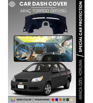 CHEVROLET AVEO (2011-2020) Torpido Örtüsü Ön Göğüs Torpido Koruma Tam Uyum Kaymaz Hızlı Montaj