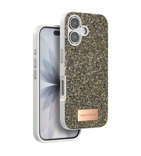 Onegif Apple iPhone 17 Bright Simli Kapak - Çöl Titanyum