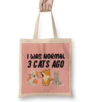 Funny Cat Lover Gifts For Women Men Kids Bez Çanta Uzun Saplı
