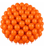 Turuncu Renk Lateks Pastel Balon (30 cm) - 100 Adet