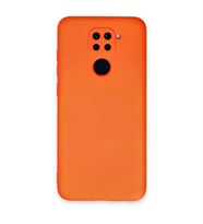 Xiaomi Redmi Note 9 Kılıf Nano İçi Kadife Silikon - Turuncu
