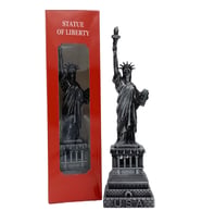 Metal Özgürlük Heykeli Gümüş Vintage Dekor USA 25cm (Karışık)