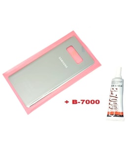 Tkgz Samsung Galaxy NOTE 8 Arka Pil Batarya Kapağı (CAM+B-7000) GRİ