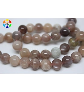 Güneş Taşı YARIM Dizi 8mm Royal Quality (18cm uzunluğundadır)