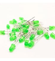 Led 5mm Yeşil Difused 1000 Adet