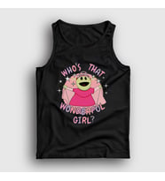 Presmono Unisex Beyaz Peepo Who's That Wonderful Girl Nanalan Atlet 533412tt (Siyah)
