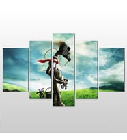 Köpek  Robot  Kanvas Tablo 190x110cm (Karışık)