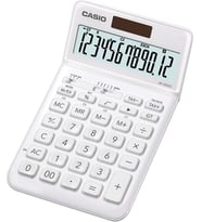 Casio JW-200SC-WE 12 Hane Beyaz Masa Üstü Hesap Makinesi