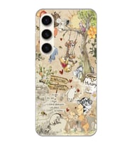 Samsung Galaxy S23 Uyumlu Winnie The Pooh Tasarımlı Şeffaf Telefon Kılıfı