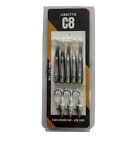 Caretta C8 8cm 5.5gr 5+3 Silikon Yem Black Back