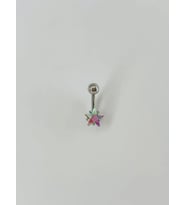 Yıldız Detaylı Göbek Piercing - Pg0014