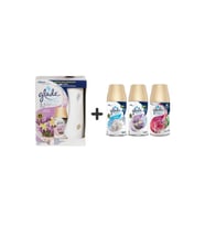 Glade Otomatik Sprey + Lavanta Ferahlığı + Temiz Çarşaf Ferahlığı X Lavanta X Meyve & Çiçek Buketi = 3 X 269 Ml