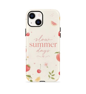 iPhone 15 Plus Vorian Çift Katmanlı MagSafe Kılıf Slow Summer Days
