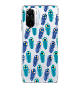 PrintiFy Xiaomi Redmi K40 ile Uyumlu 1mm Slim Fit Nazar Boncuğu 4 Baskılı Şeffaf  Kılıf