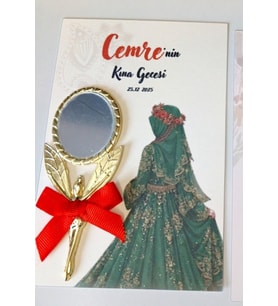 Aynalı Kına Gecesi Hediyeliği