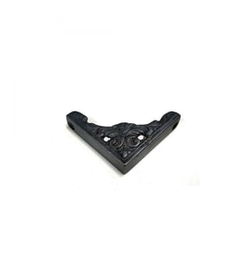 Antika Tarz Dekoratif Pirinç Köşe Süsü - 58x58 Mm, Oksit