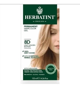 Herbatint Saç Boyası 8D Blond Clair Dore (Açık Altın Sarı) 150 ml