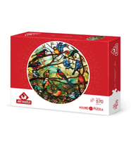 Art Puzzle Vitray Orman Korosu 570 Parça Round Puzzle