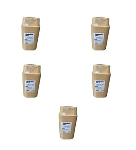 Dolphin Muffin Kare Kağıt Kraft Sarı Kek Kalıbı Kapsülü Kabı - 50 Adetlik 5 Paket