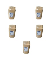 Dolphin Muffin Kare Kağıt Kraft Sarı Kek Kalıbı Kapsülü Kabı - 50 Adetlik 5 Paket