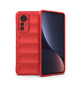 Xiaomi Mi 12 Lite Kılıf Optimum Silikon - Kırmızı