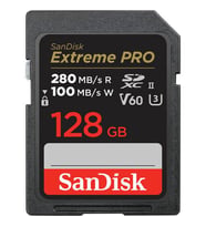SanDisk 128GB Extreme PRO UHS-II SDXC 280MB/s V60 Hafıza Kartı