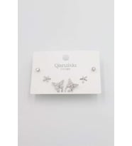 Çoklu Set Küpe - Gümüş
