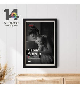 Stüdyo 14 Kişiye Özel Fotoğraflı Çerçeveli Tablo – Fotoğraf , Başlık ve Mesaj Özelleştirmeli Dekoratif Hediye