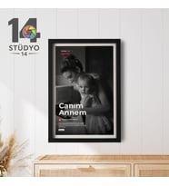 Stüdyo 14 Kişiye Özel Fotoğraflı Çerçeveli Tablo – Fotoğraf , Başlık ve Mesaj Özelleştirmeli Dekoratif Hediye
