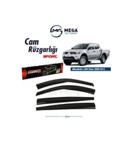 Cam Rüzgarlığı Mitsubishi L200 2008-2015 ile uyumlu (Antrasit)
