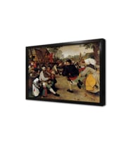 Köylü Dansı Çerçeveli Mdf Tablo