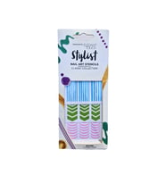 Elegant Touch Stylist Nail Art Şablon Seti – Classic Collection 3 Adet Renkli Tırnak Bant Süsü