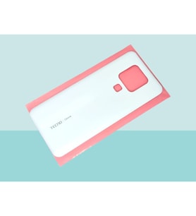Tecno Camon 16 (CE7j) Uyumlu Arka Kapak Batarya Kapağı - BEYAZ