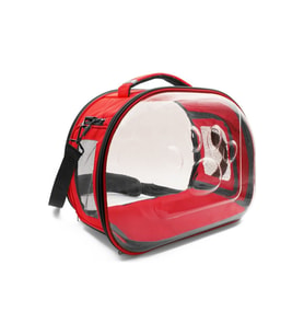 Doggie&Cattie Panaromik Askılı Taşıma Çantası Red 40-29-35cm