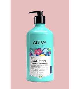 Agiva 8d Hyaluron Kuru ve Kırılgan Saçlar İçin Nemlendirici Saç Bakım Şampuanı-Vegan