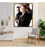 ÇERÇEVELİ ATATÜRK TABLO S206