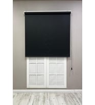 Perde İthal Mat Polyester, Siyah, 170 x 200