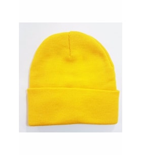 Neon Turuncu Basic Bere Unisex  Turuncu Bere Sarı-Standart