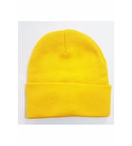 Neon Turuncu Basic Bere Unisex  Turuncu Bere Sarı-Standart
