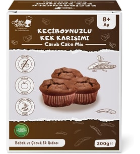 Aşçı Anne Keçiboynuzlu Kek Karışımı - Tam Tahıllı - 8+ Ay