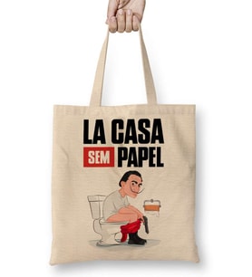 La Casa Sem Papel Bez Çanta Uzun Saplı
