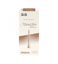 D'Addario RMLP5BCL350 Mitchell Lurie Premium Bb Klarnet Kamışı No: 3.5 (Profesyonel) - 5'li Paket  El Yapımı Kalite, Dosyalı (Filed) Kesim ve Profesyonel Kontrol