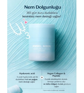 Angel Aqua Moisture Plumping Lipcerin Nemlendirici Dolgunlaştırıcı Dudak Balmı 15 ml
