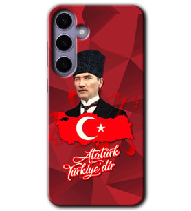 Galaxy S24 Plus Kılıf HD Desen Baskılı Kılıf - Atatürkiye