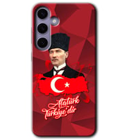 Galaxy S24 Plus Kılıf HD Desen Baskılı Kılıf - Atatürkiye