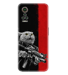 General Mobile GM 21 Pro GM 22 Pro Plus Kılıf Desemli Silikon Çılgın Kedi 1674