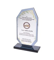 Öğretmene Plaket - Kişiye Özel Plaket - Cam Plaket - Kristal Plaket