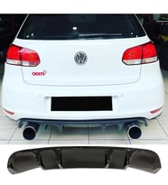 Vw Golf 6 Rieger Difüzör Parlak Siyah Plastik 2008 2009 2010 2011 2012 Arka-difizör-bodykit-ek