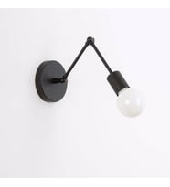 RİOLİGHT RETRO MAFSALLI METAL APLİK (Siyah - Beyaz)